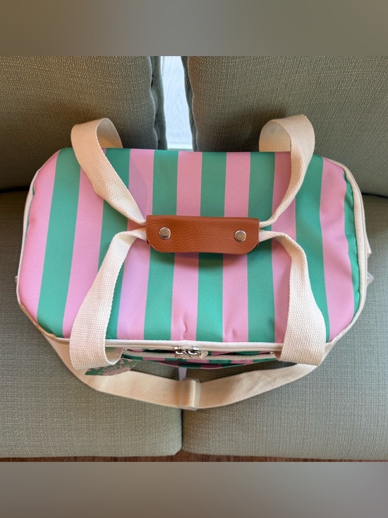 STANLEY 40oz Tumbler & ‘Cool Planet’ Soft Cooler Bag in Pink & Green - NWT - Picture 3 of 9